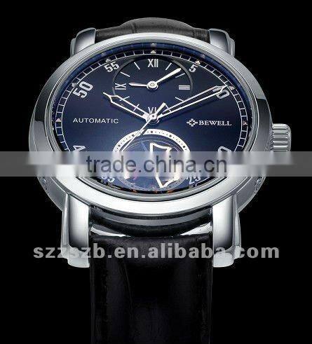 BEWELL Automatic Watch , japan movt quartz watch stainless steel back