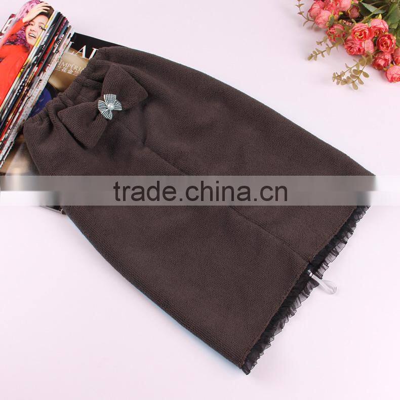 Unique hair wrap cap for women knitted hair towel