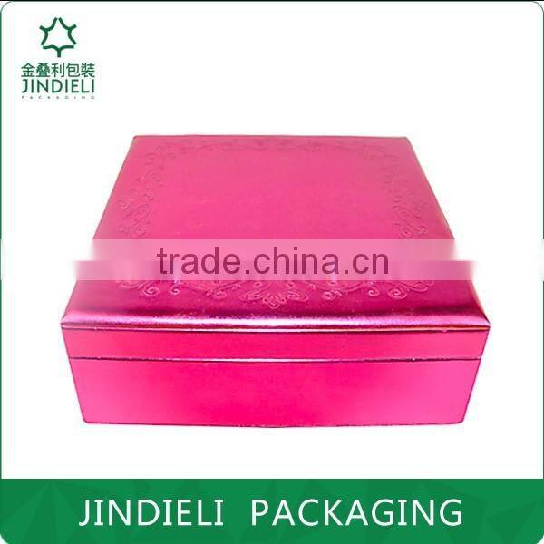 beauty women leather cosmetic gift set box