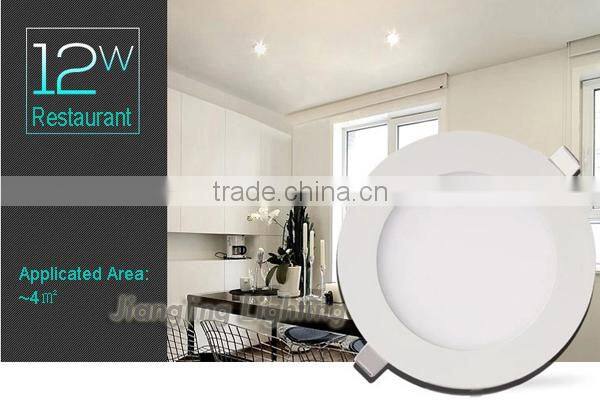 high efficiency round led panel light 8w
