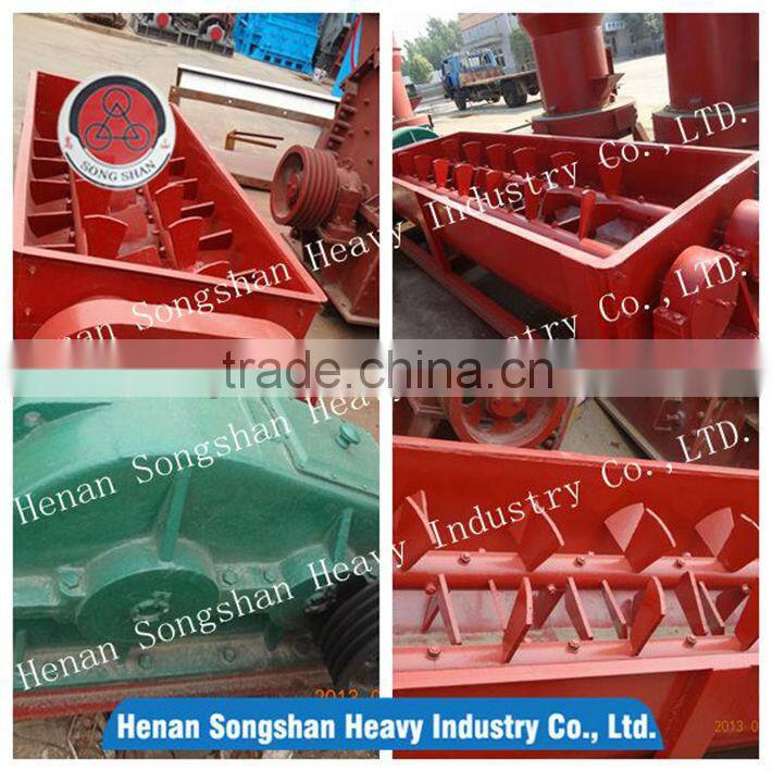 horizontl double-shaft kneader for clays