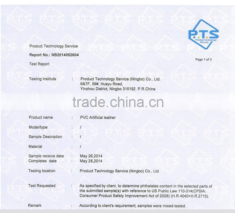 China suppliers leatherette upholstery