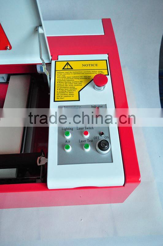 new condition and BMP/DXF/PLT graphic format supported laser cutter
