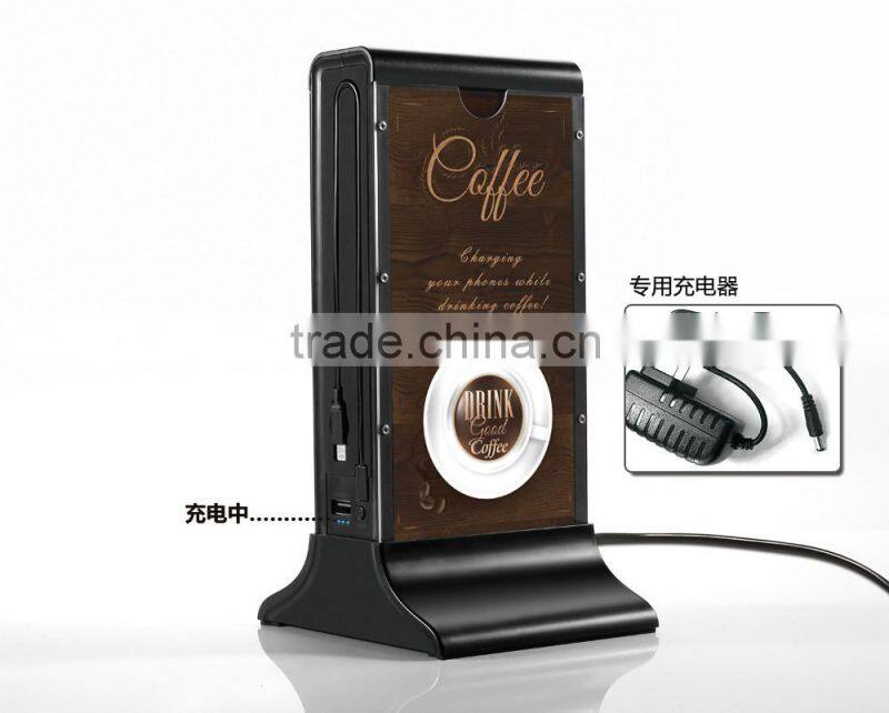 New desigh cafe shop office home mobile phone charger