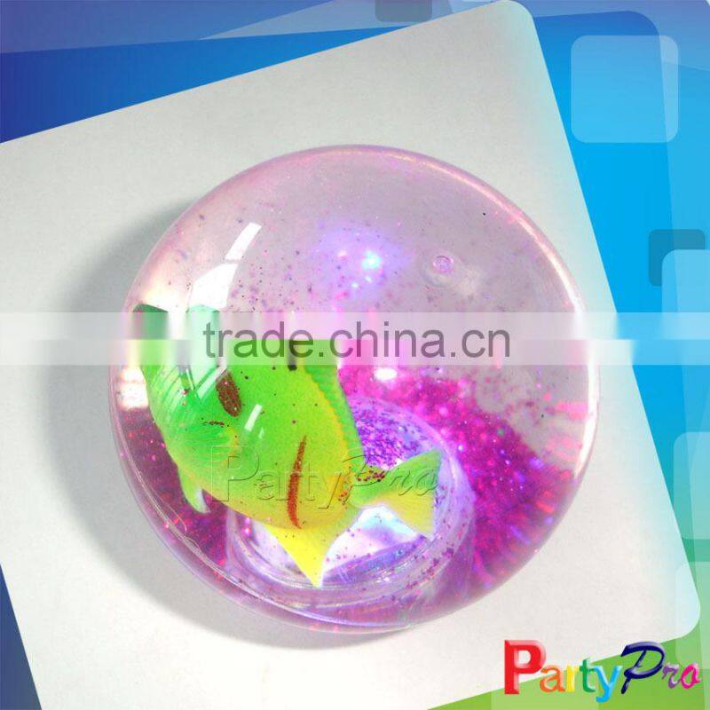2014 Hot Sale Colored Crystal Hi Bounce Rubber Balls Water Bounce Ball