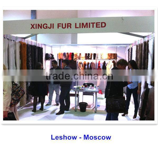 dyed fox fur strips fox trim