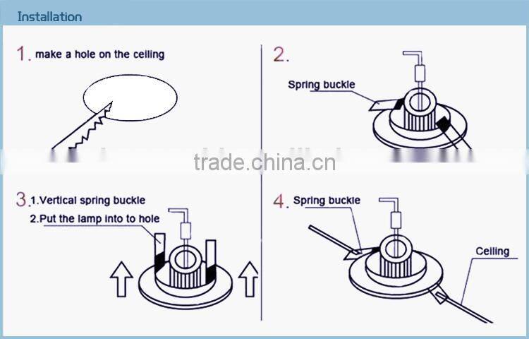ce rohs ceramic led spots light bulbs ultra bright day white 5w dimmable gu10 led seiling spotlight