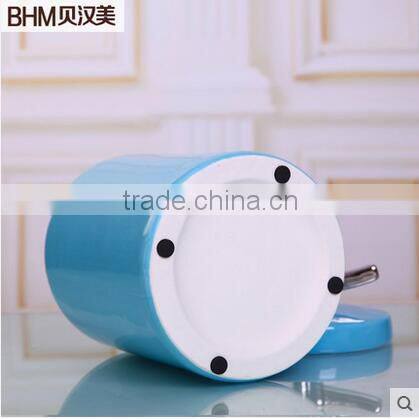 Love blue small size food grade ceramic jars for home deco