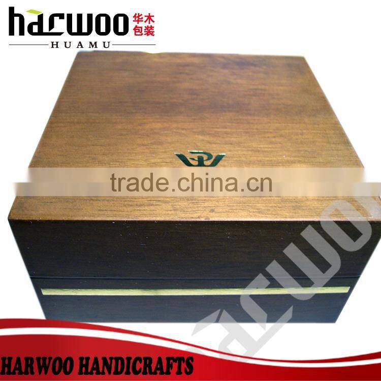 natural wood single watch box.watch display box accept custom