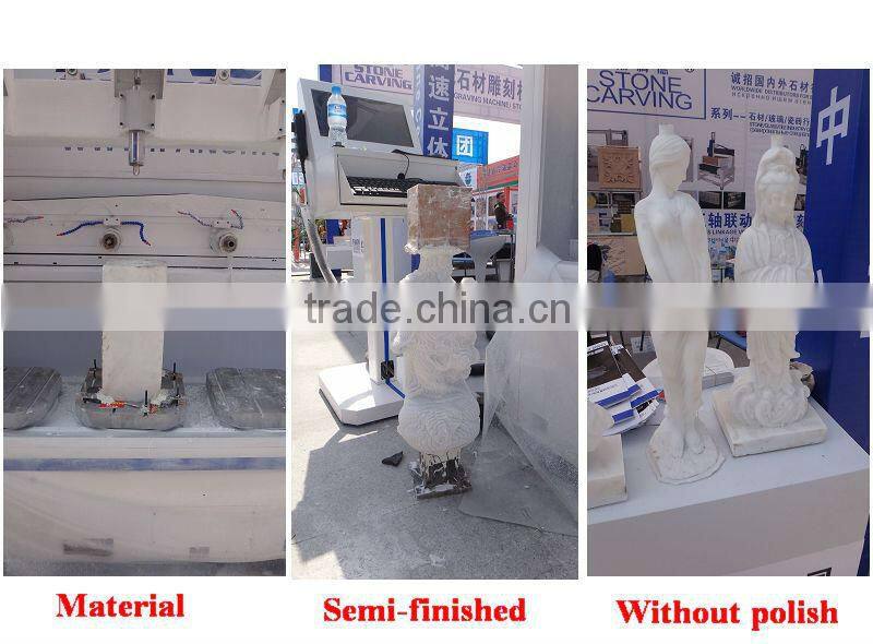 4 axies Stone/ marble/ granite Cylinder Engraving machine