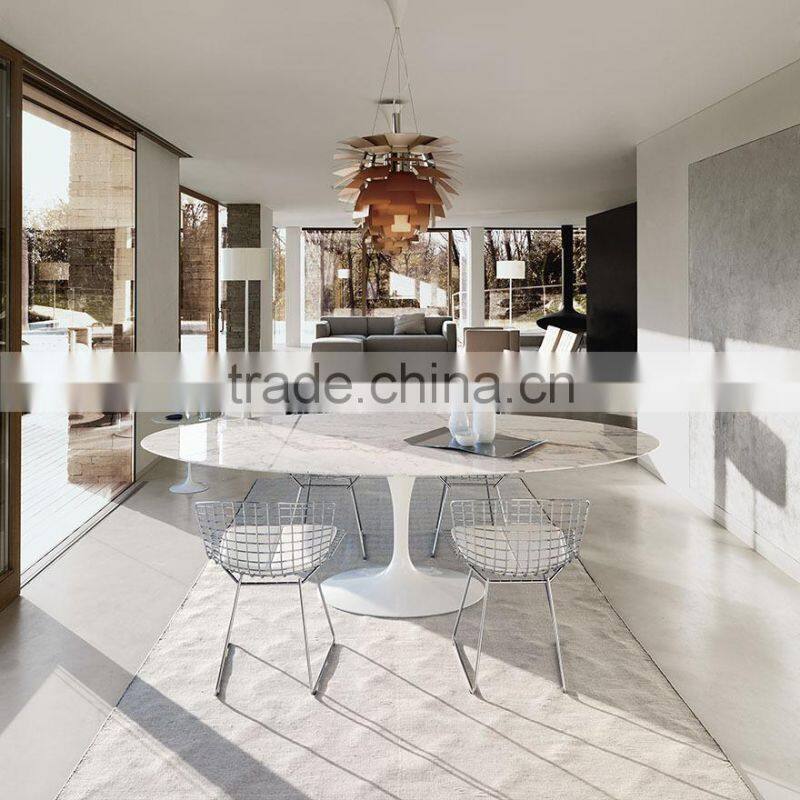 Oval Marble Top Dining Table, Oval Dining Table Marble, Oval Marble Dining Table CT-605