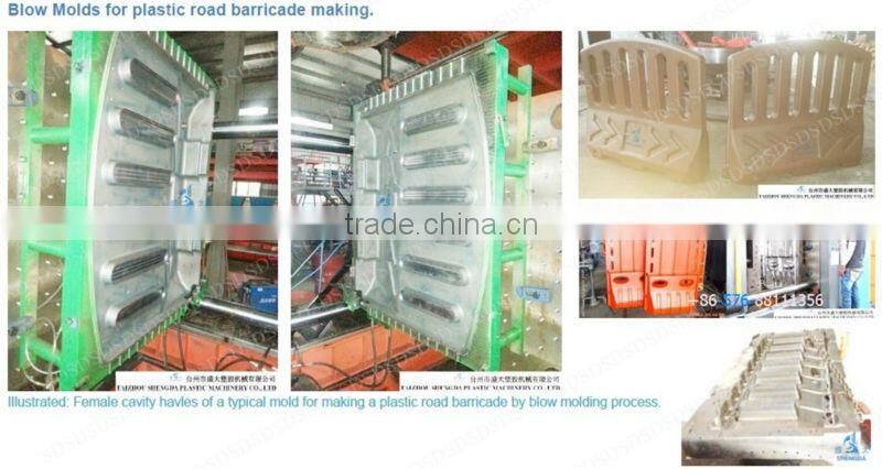 blow molding machine protable water fill road barrier