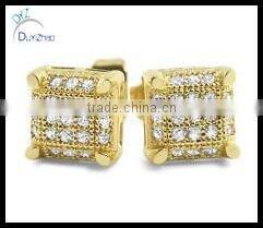cheap man silver earring