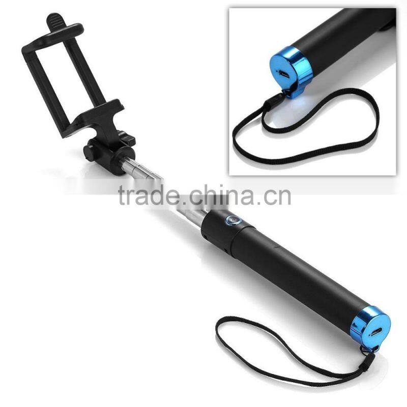 Extendable selfie bluetooth monopod, selfie stick with bluetooth shutter button