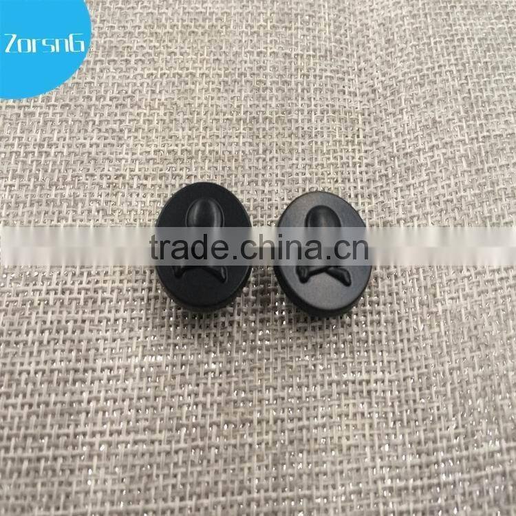 fashion accessory logo embossed shiny buttons custom metal snap button
