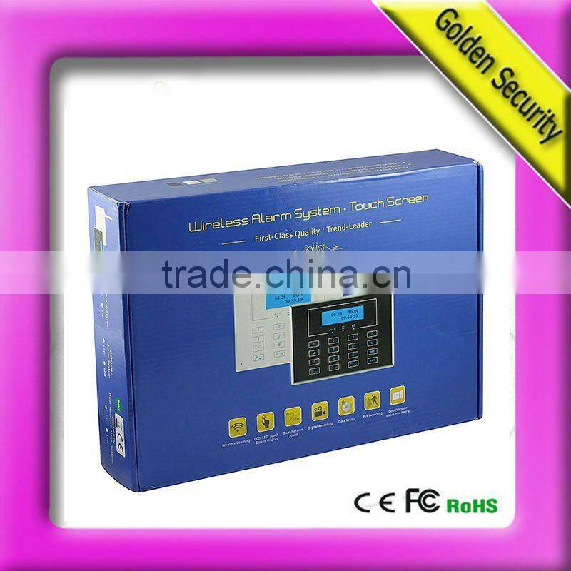 Home burglar alarm system for Mexico/Chile Spanish language market