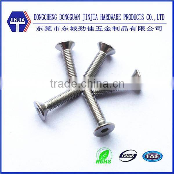 m5*22 SS Hex Socket Countersunk Screw