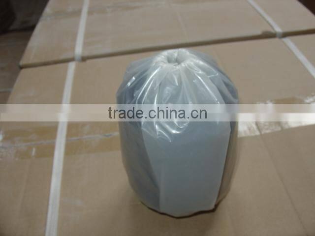 Rubber elastic thread covered polyester yarn