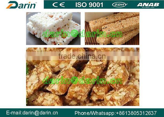 Fruit Nut Cereal Candy Bar Snack Forming Cutting Making Machine