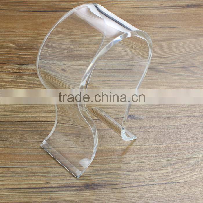 Fashion Design Clear Acrylic Phone Display With Logo