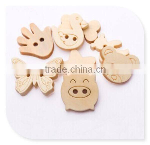 New Product Natural Wooden Button for Decoration