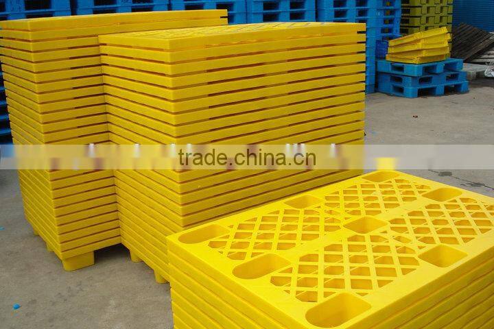 1200*800mm size eruo type single face light-weight plastic pallets