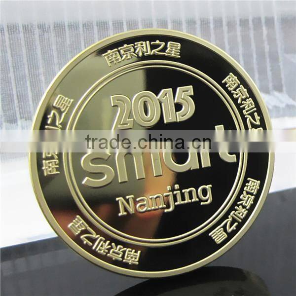Coin Blanks for Game / Pure Brass Metal Coin / Embossed Number Token Coin