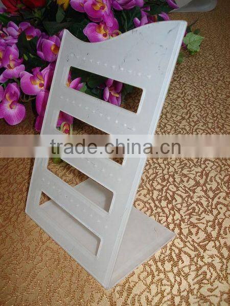 Acrylic material T shape black acrylic bracelet jewelry display