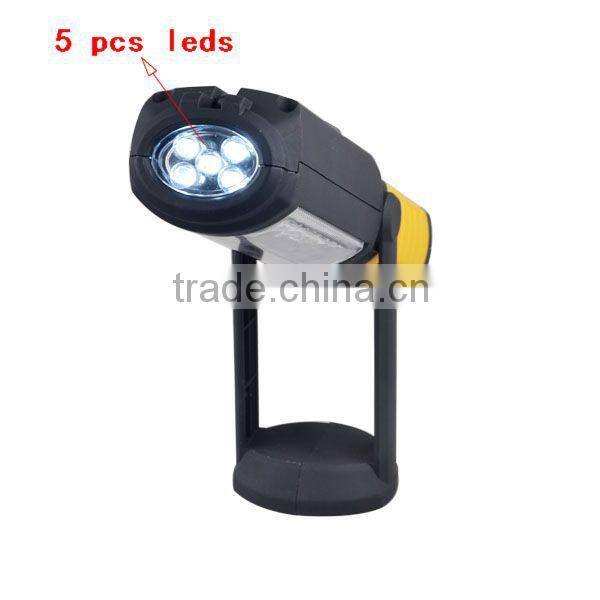 New Plastic Material AAA Battery Portable LED Work Light with Hook