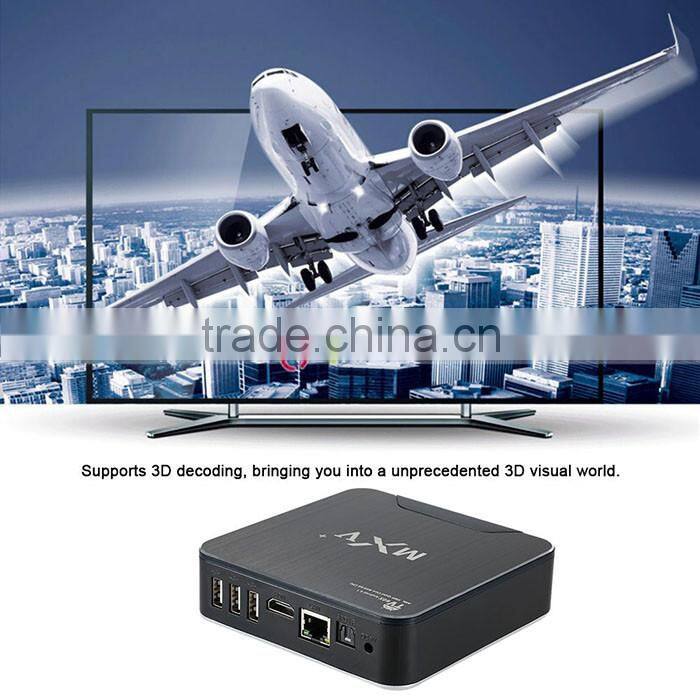 Smart Android TV Box Android 5.1 S905 Quad-Core 1GB + 8GB Bluetooth 4.0 HD Media Player Black