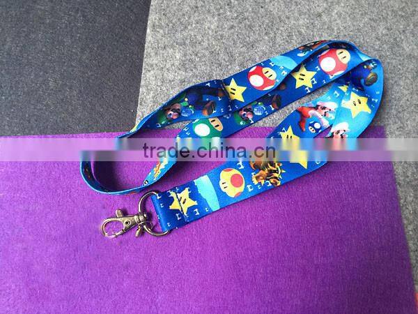 2016 factory bulk cheap customized printed lanyards for sale