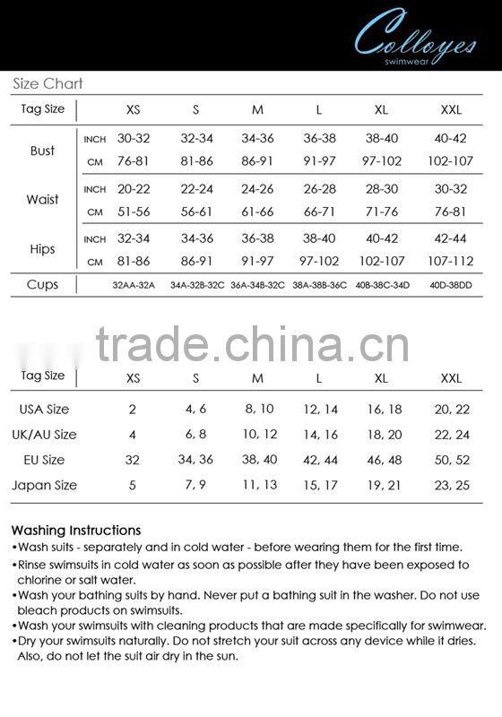 New Sexy Triangle Top 2016 Bikini Swimsuit Greenish Yellow + Red Lace with Classic Cut Bottom Colloyes