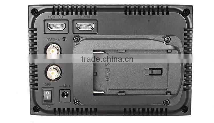 5" dslr field hdmi monitor for action camera with F970 Plate ST5D/O