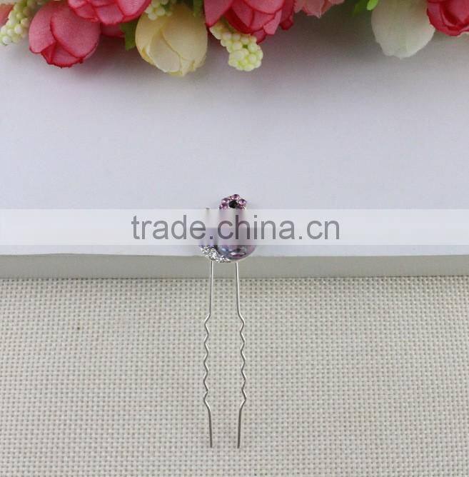 Cute swan alloy hair claw girls headwear kids hairpins decoration