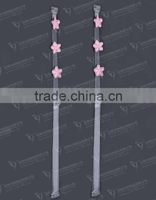 Shanghai QG brand tpu clear elastic tape for bra shoulder strap strap