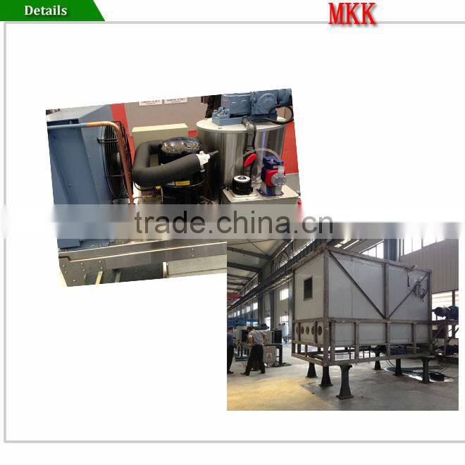 2014hot sell germany Compressor seawater slice ice machine on boat with new tech steady going Professional provider MKK