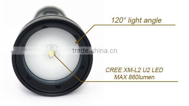 CREE XM-L2 U2 Scuba underwater photography diving video camera