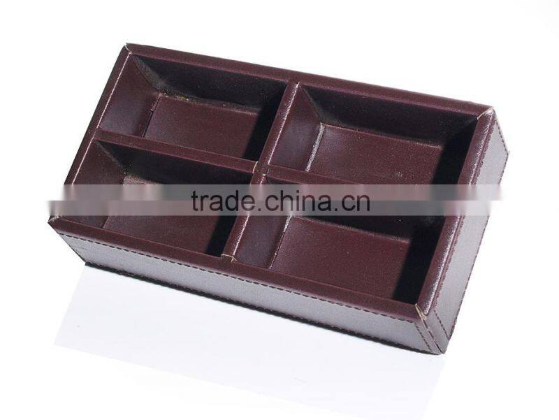 2015 Most popular waterproof leather underwear storage box