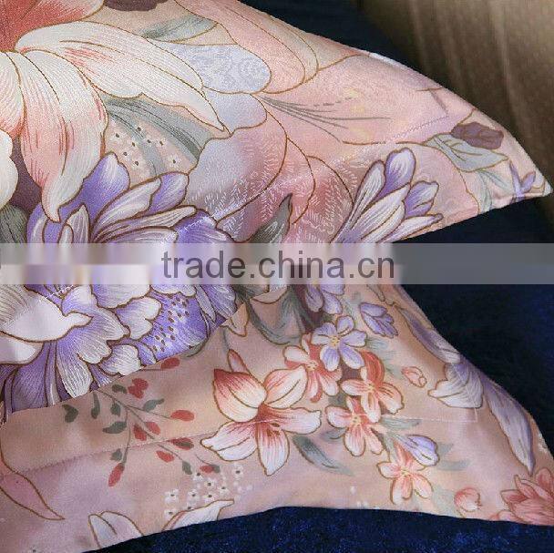Luxury 100% Real Silk Printed Pillow Cases