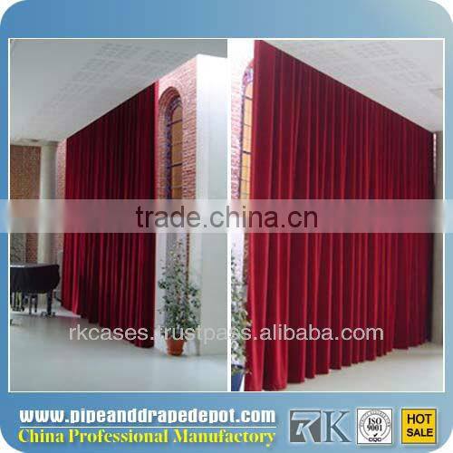Aluminum motorized stage curtains track