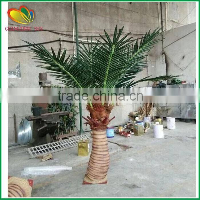SUS artificial coconut palm tree fiberglass artifcial coconut tree