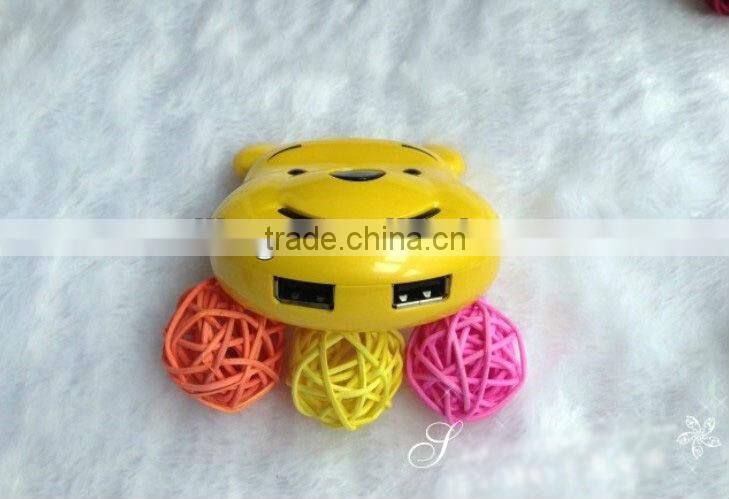 Gift promotion lovely teddy bear power bank portable power bank for iPhone 5S