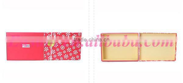 Merry christmas snowflake printed rectangle 3 sizes christmas gift box