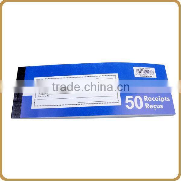 Handing hotel bill sample receipt of payment