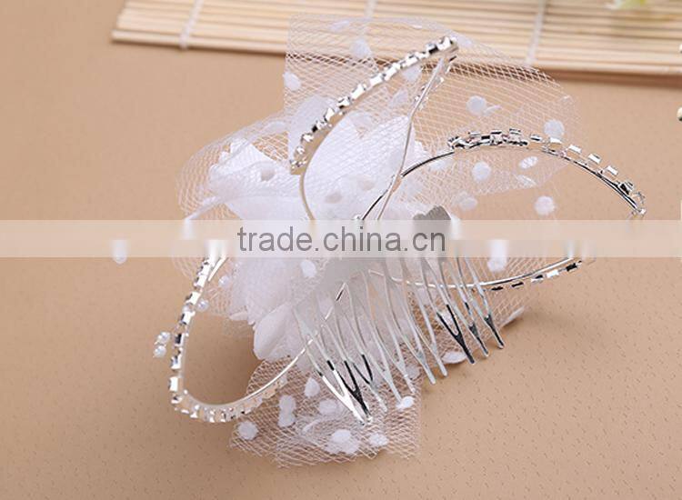 ponytail flower hair ornament, braid hair ornament
