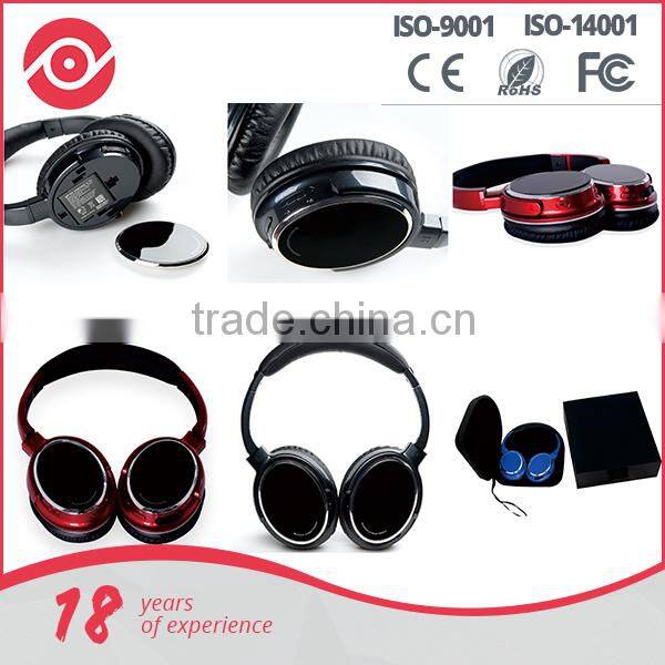 Wireless headband adjustable v4.1 bluetooth headset for both ears