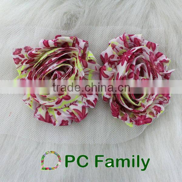 Beautiful shabby chiffon flower for girls headbands