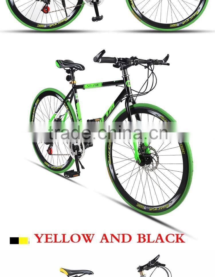 High carbon steel frame 700C 24 speed road bicycles