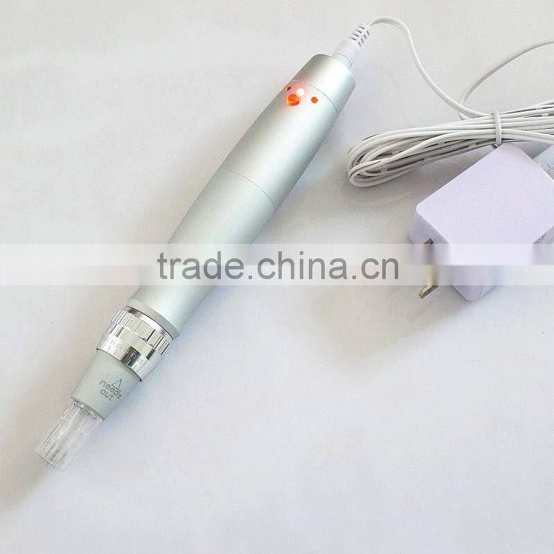 Huafu 2016! factory wholesale eyelash growth recharegeable electric stamp derma pen