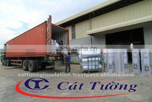 6A1 Cat Tuong Insulation Material with big bubble air and aluminium foil reflective from Vietnam
